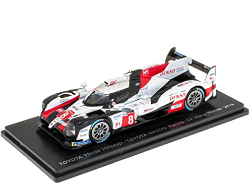 - Lote de 2 Coches LE Mans compatibles con Toyota TS050 Hybrid GAZOO Racing 2017 2019 Spark 1:43 para Centauria y Hachette (LD01)