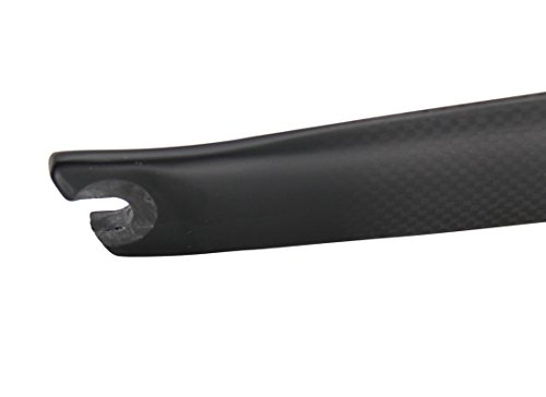 1 1/8 3K MATTE Mate Fibra de carbono Bicicleta de Carretera tenedor 700C