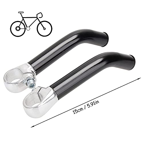 1 par Extremos del Manillar de la Bicicleta,Mountain Bike Handlebar Ends,Bicicleta de aleación de Aluminio,para el reemplazo del Manillar de 22.2mm,Manillar, empuñaduras de Seguridad