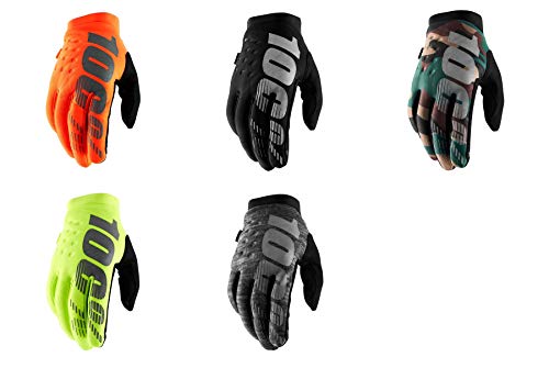 100 Percent BRISKER 100% Cold Weather Glove Heather Grey LG Guantes para ocasión Especial, Gris, Mediano para Hombre