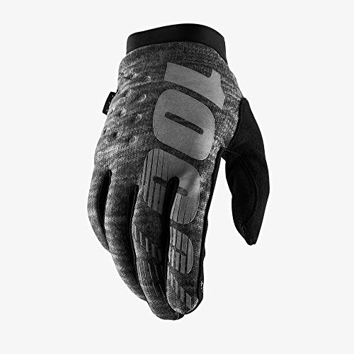 100 Percent BRISKER 100% Cold Weather Glove Heather Grey LG Guantes para ocasión Especial, Gris, Mediano para Hombre