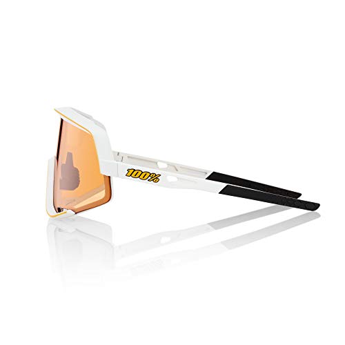 100 Percent Glendale-Soft TACT Off White Includes Smoke Lens Instead of Standard Spare Gafas, Hombres, Blanco-Cristal Persimmon, Mediano