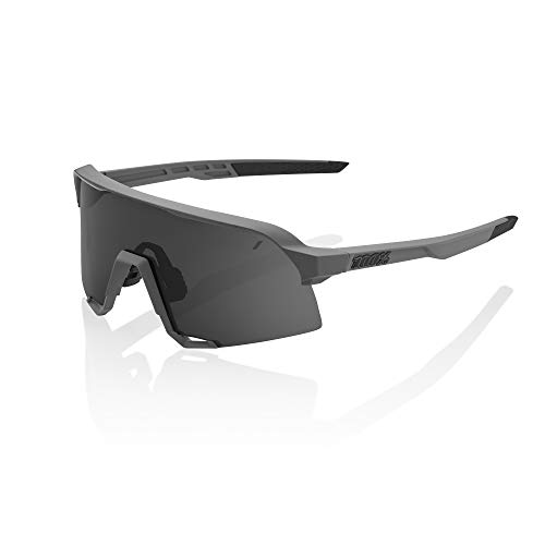 100 Percent S3-Grey-Smoke Lens Gafas, Hombres, Gris/Cristal Oscuro, Mediano