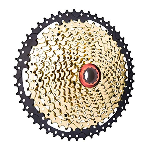 11S 11-50T Cassette Negro Dorado MTB 11 Velocidades Golden Wide Ratio Rueda Libre Piezas De Bicicleta De Montaña para K7 XO1 XX1 M9000