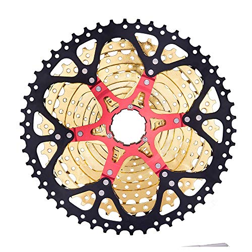 11S 11-50T Cassette Negro Dorado MTB 11 Velocidades Golden Wide Ratio Rueda Libre Piezas De Bicicleta De Montaña para K7 XO1 XX1 M9000