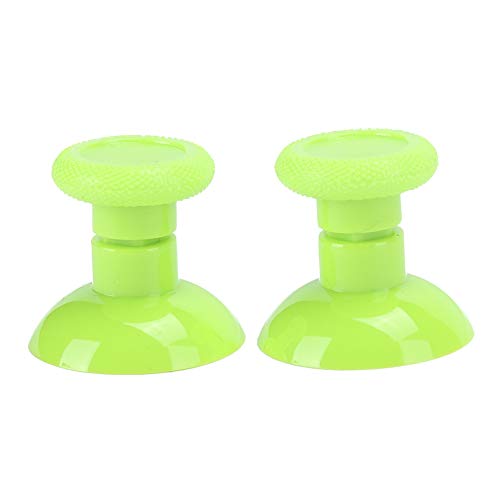 14PCS Tapas de Agarre para el Pulgar Botón de Joystick con Tapa basculante de Altura Ajustable para PS4 / Xbox One Gamepad(Verde)