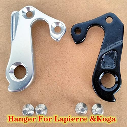 1pc Bicycle Trasero Durailleur Percha para Koga Lapierre Raid Froggy Zesty Lapierre Tecnia Control X Carrera Profesional Hielo Bicicleta Mech Abandonar Gancho de Cola de Bicicleta (Color : Black)