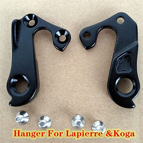 1pc Bicycle Trasero Durailleur Percha para Koga Lapierre Raid Froggy Zesty Lapierre Tecnia Control X Carrera Profesional Hielo Bicicleta Mech Abandonar Gancho de Cola de Bicicleta (Color : Black)