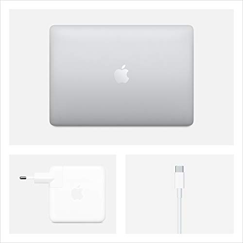 2020 Apple MacBook Pro (de 13 Pulgadas, Chip i5 de Intel, 16 GB RAM, 512 GB Almacenamiento SSD, Magic Keyboard, Cuatro Puertos Thunderbolt 3) - Plata