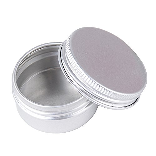 20pcs 15ml Tarros de Aluminio Vacías Latas de Aluminio Contenedor para Viaje Velas Conservacioes Regalos