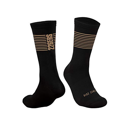 226ERS Sport Socks | Calcetines Técnicos | Calcetines Deportivos Colección Since 2010 Negros - Grande (43/45)