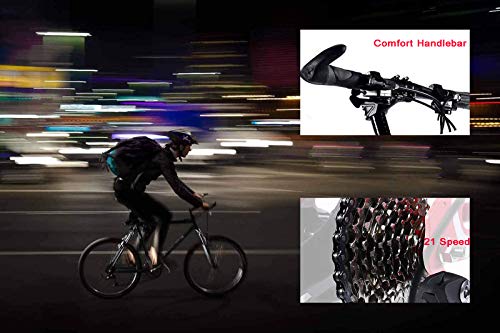 24 Pulgadas 21-velocidad Bicicleta De Engranajes,Absorción De Impactos Bicicleta De Neumáticos De Grasa Sport Bike,Bicicleta De Montaña Con 10 Radios Frenos De Doble Disco & Suspensión De Horquilla-Ne