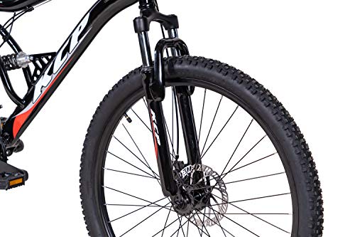 '27,5 pulgadas Mountain Bike Bicicleta KCP Attack Unisex con 21 velocidades Shimano TX Negro