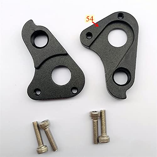 2pcs CNC Bicycle Trasero desviador de Desplazamiento Colgador para Merida MISIÓN CX Merida Silex Disco REACTIVO Mérida SCULTURA Disco Mech Abandonar Gancho de Cola de Bicicleta (Color : Black)