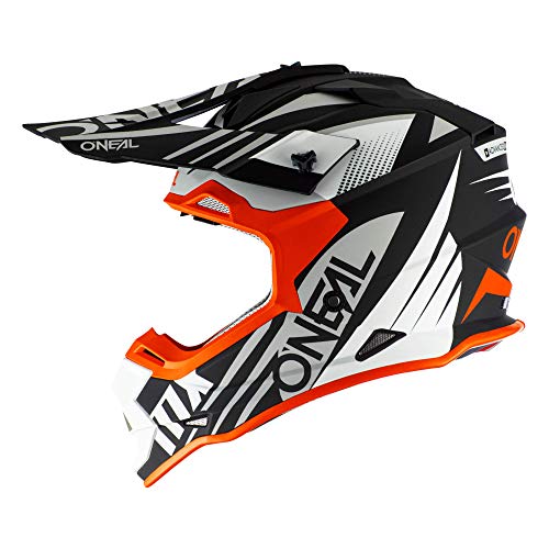 2SRS Helmet SPYDE 2.0 black/white/orange S (55/56cm)