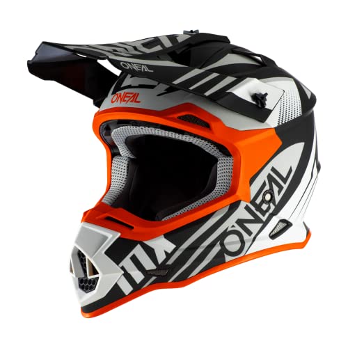 2SRS Helmet SPYDE 2.0 black/white/orange S (55/56cm)