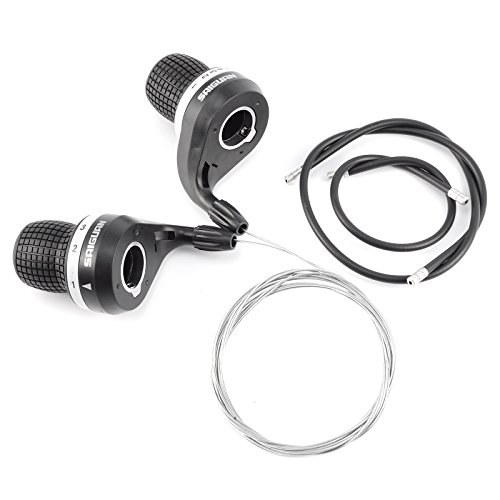 2X Mando de Cambio 6/7/8V para Bicicleta de Montaño Compatible con Shimano SRAM (7 Velocidad)