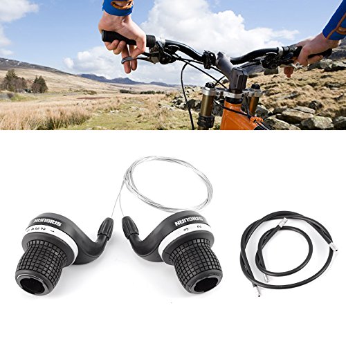 2X Mando de Cambio 6/7/8V para Bicicleta de Montaño Compatible con Shimano SRAM (7 Velocidad)