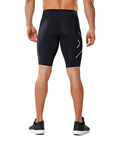 2XU MA3851b Pantalón Corto, Hombre, Gris, S