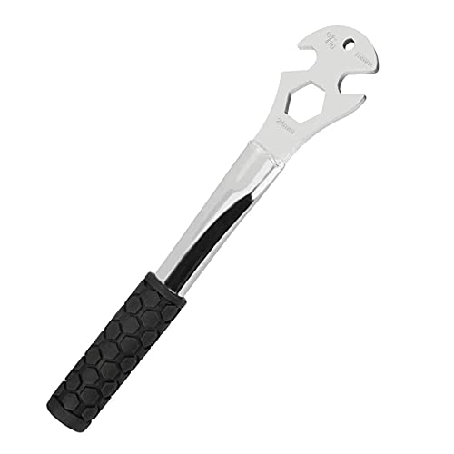 3 En 1 Herramienta de ExtraccióN de Pedal 9/16 Pulgadas / 15 mm / 24 mm Llave de Pedales Bici, Llave de Pedal de Bicicleta de Mango Largo Herramienta de ExtraccióN de Llave de Pedal de Bicicleta