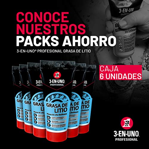 3 EN UNO Profesional Grasa de litio multiusos - 150g - Pack de 2 unidades