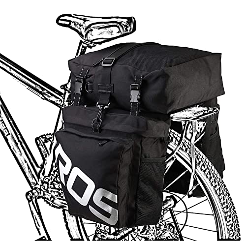 37L Impermeable bolsa de asiento trasero para bicicleta, bolsa sillín bicicleta