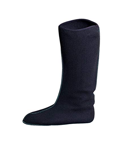 3Kamido® CALCETINES largos de FIELTRO, CALANTADORES, calcetines térmicos, calcetines calientes, botas de goma negro 39/40