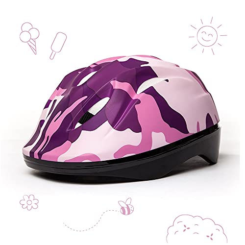 3StyleScooters® SafetyMAX® Casco para Niños - 6 Diseños Increíbles Bicicleta y Patinete - Cinta Ajustable - Opciones para Niños de 3 a 11 Años