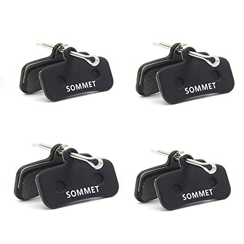 4 Pares SOMMET Pastillas Freno Disco Semi-metálico para Shimano Saint BR-M810 M820 Zee BR-M640