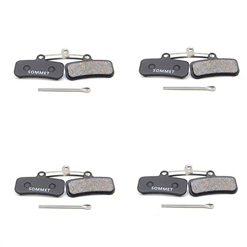 4 Pares SOMMET Pastillas Freno Disco Semi-metálico para Shimano Saint BR-M810 M820 Zee BR-M640