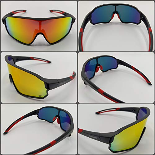 41degrees. Gafas de Sol Fotocromáticas con 2 Lentes Intercambiables. 2 en 1 Gafas de Ciclismo Polarizadas UV400 para Running, Esquí... Máscara Unisex Modelo Tramuntana