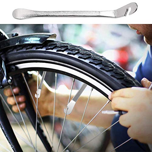 6PCS Desmontables Bici, Palancas Neumatico Bicicleta Acero, Desmontables Neumaticos, Metal Montar Bike Tire Lever Ganchos, Bici De La Rueda Palancas De neumáticos Herramienta