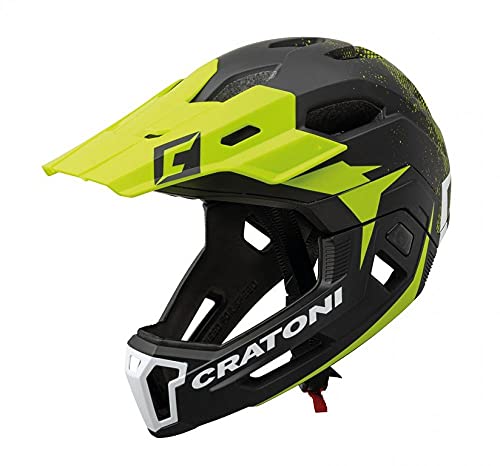 707853VAR - Casco bicicleta ciclismo C-MANIAC 2.0MX MTB COLOR NEG/LIM TALLA 52-56