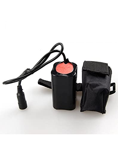 8.4V 6400mAh Rechargeable 4x18650 batería Pack para T6 lámpara luz Bicicleta Bici Batería Recargable con Bolsas de batería para Linterna Bicicleta Antorcha Sannysis