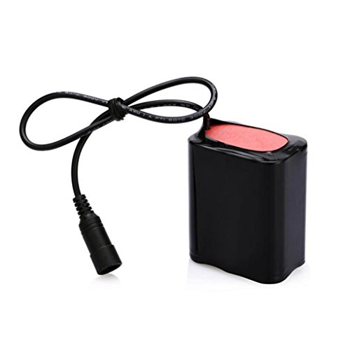 8.4V 8800mAh rechargeable 6x18650 batería Pack para T6 lámpara luz bicicleta bici Batería recargable con bolsas de batería para linterna bicicleta Antorcha Sannysis