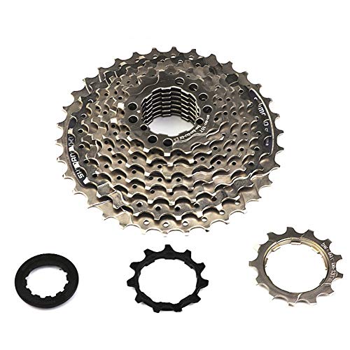 9 Velocidad CS-HG201-9 Índice 11-32/34/36 Tornillo de Bloque de Rueda Libre en Cassette Cog, MTB Pieza de Bicicleta Sprocket de Rueda Libre (Size : 11-36T)