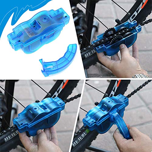 9PCS Kit de Cepillo de Limpieza de Bicicletas, Herramientas de Limpieza para Bicicleta de Montaña, Urbanas, de BMX, Ruta, Limpieza para Cadenas y Llantas, cepillos bicicleta, Cepillo de limpieza