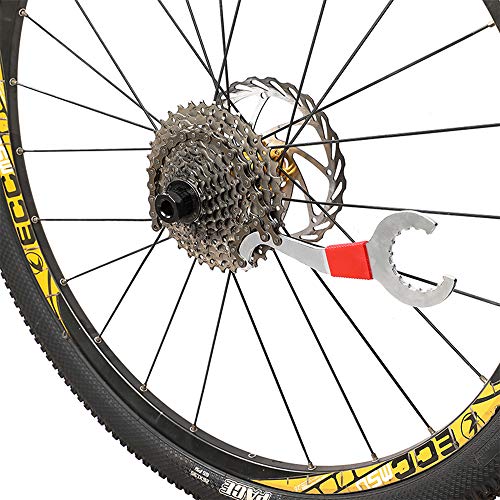 Aallo 2 Piezas Reparación Extractor de Rueda Herramienta de Reparación para Bicicleta Removedor de Cassette de Rueda Libre para Bicicletas