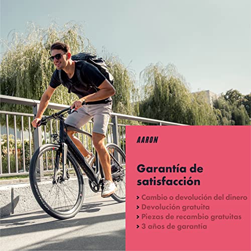 AARON Puños de bicicleta MTB, puños deportivos de goma antideslizante, puños de gel con tapa para manillar para bicicleta de montaña, trekking, bicicleta eléctrica, cross, Fixie y mucho más.