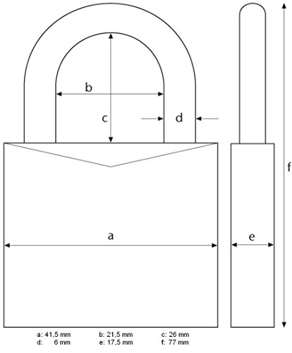 Abus 145/40_Lila Candado