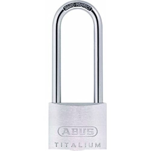 Abus 64TI/40HB63 KA6412 - Candado Titalium de 40mm arco extra largo llaves iguales