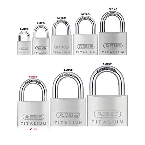 Abus 64TI/45 Candado, Gris, 45mm