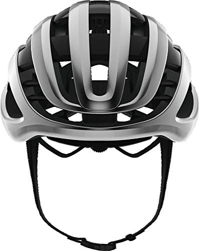 ABUS AIRBREAKER Road Helm, Unisex, Gleam Silver, S