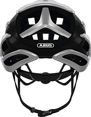 ABUS AIRBREAKER Road Helm, Unisex, Gleam Silver, S