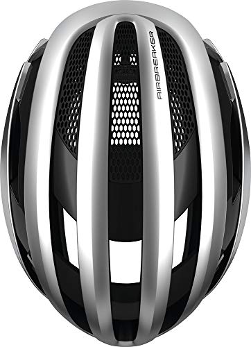 ABUS AIRBREAKER Road Helm, Unisex, Gleam Silver, S