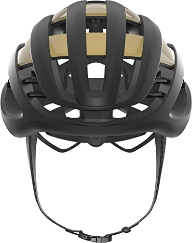 ABUS AIRBREAKER Road Helm, Unisex, Negro(Black Gold), M