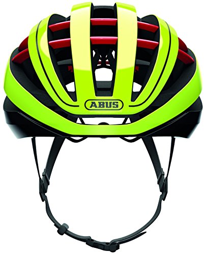 ABUS AVENTOR Fahrradhelm, Unisex, Neon Yellow, M