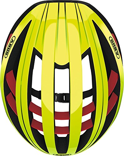 ABUS AVENTOR Fahrradhelm, Unisex, Neon Yellow, M