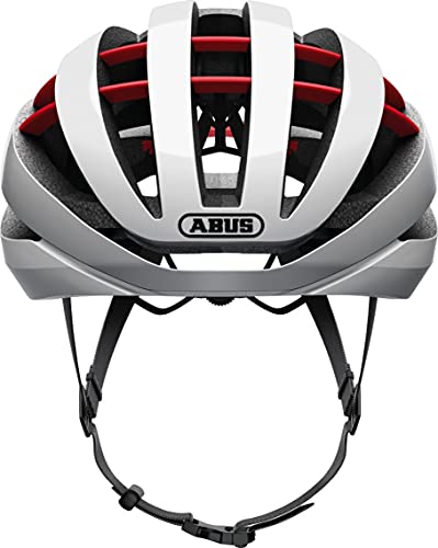 ABUS AVENTOR Quin Road Helm, Unisex, Polar White, L