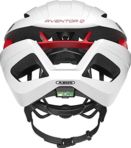 ABUS AVENTOR Quin Road Helm, Unisex, Polar White, L